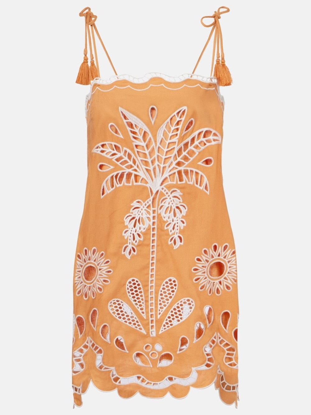 Farm Rio Banana Tree Embroidered Mini Dress - Picture 6 of 8